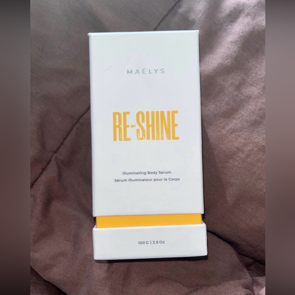 •1/3• Maëlys RE-SHINE Illuminating Body Serum 3.5 100G •Brand New Sealed In Box•